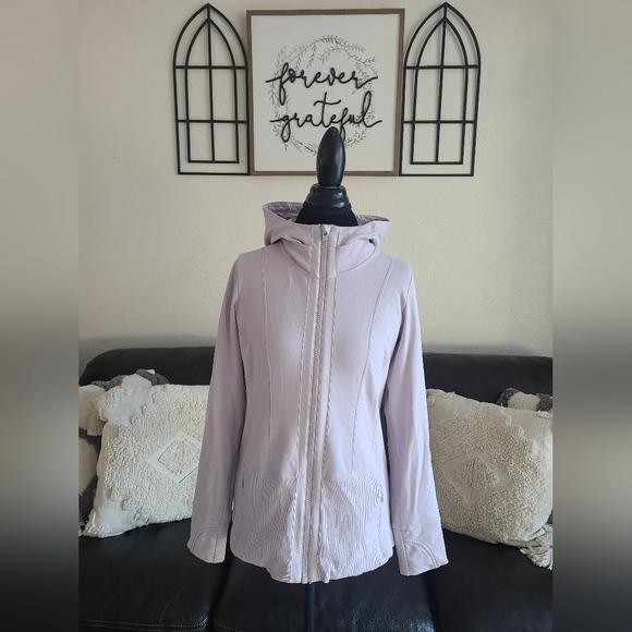 ATHLETA Women's Zip-Up Hoodie Sweater In Lavender Women's Size M - Picture 10 of 13